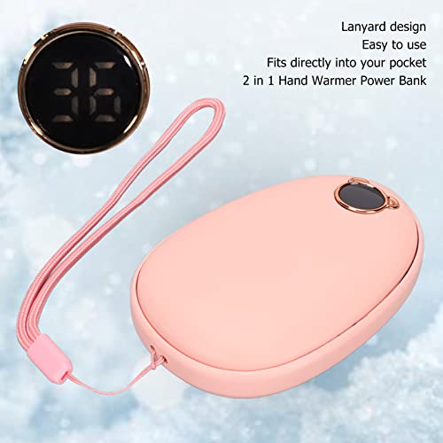 Aquecedor USB de Bolso Portátil, Ajuste de Temperatura de 3 Níveis 2 Em 1 Aquecedor de Mão Elétrico