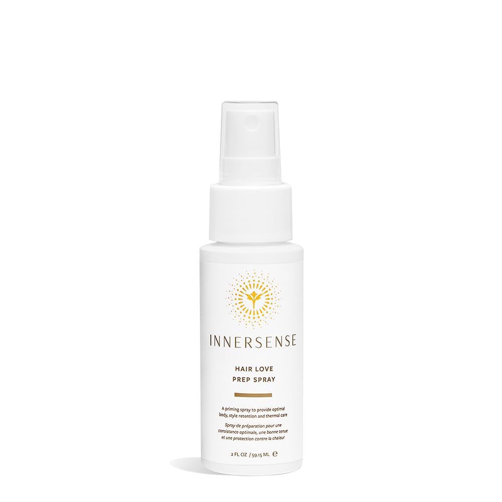 INNERSENSEOrganic Beauty - Natural Hair Love Prep Spray For Body, Style Retention + Thermal Care | Non-Toxic, Cruelty-Free, Clean Haircare (Travel Size, 2 fl oz | 60 ml)