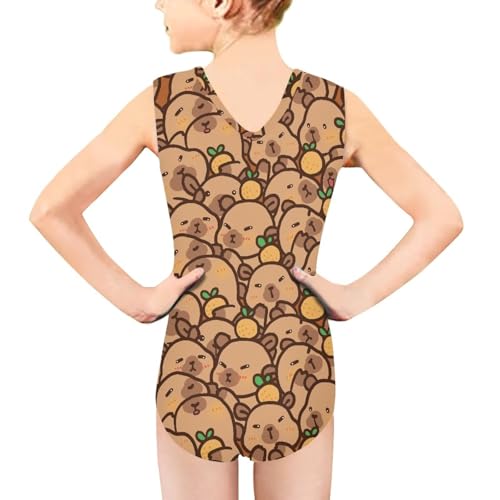 Girls Swimsuit 3-14Y One Piece Swimwear Sleeveless Girls Bathing Suit3