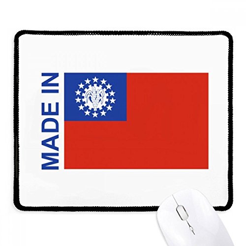 Mousepad de Myanmar antideslizante negro para alfombrilla de escritorio juego y oficina