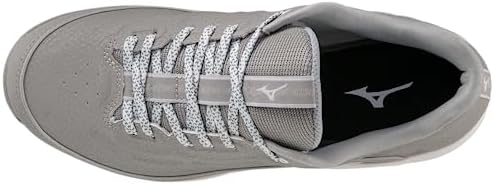 Mizuno Women's Ambition 3 FP Low AS Softball Cleat, Grey-White, 8 | Image 4