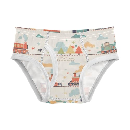 KLL Funny Steam Train Baby Boys Soft Briefs Underwear Cute Undies