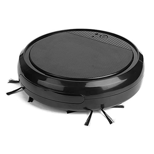 Greensen Robot Vacuum Cleaner, Vacuum Cleaner Robot Power Performance Strong Suction, Thin, Quiet, Robotic Vacuum for Hard Floors Multifunctional Automatic Robot Vacuum Cleaner Robot(black)