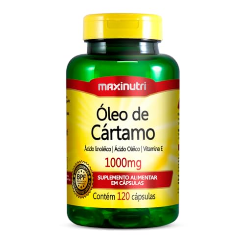 Óleo de Cártamo 1000mg - 120 Cáps., Maxinutri