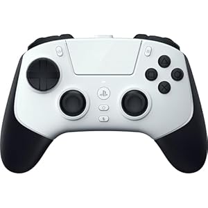 Razer Raiju V3 Pro Wireless Controller: Officially licensed for PlayStation, PS5, PC – Lag-free Esports Grade Performance – 6 Remappable Buttons – Customizable TMR Thumbsticks – Fast Triggers – White