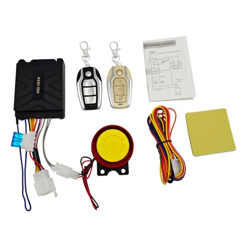 Alarma de alto decibelio para motocicleta, mecanismo automático, sensores de vibración, sistemas de seguridad, durabilidad, protección al aire libre, motocicleta, scooter, alarma antirrobo, auto