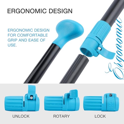 Image of niphean 3 /4-Piece Kayak Paddle, Adjustable Paddle Board Paddles, SUP Paddle | Lightweight and Durabl, Detachable Stand Up Paddle Board Accessories Oars with Aluminum Alloy Shaft and Fiberglass Blade