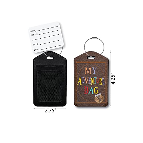 Passport Holder/Cover My Adventure Book | Luggage Tag My Adventure Bag4