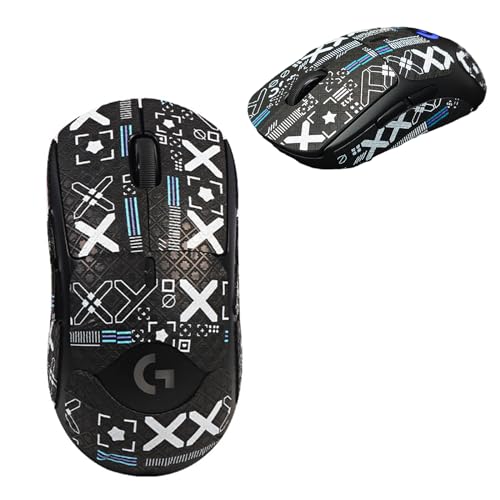 NUCNOK Cinta de Agarre para Logitech G Pro X Superlight Generación 1 Ratón Gaming Inalámbrico,Resistente al Sudor,Antideslizante,Fácil de Aplicar,Diseño Autoadhesivo,Accesorios Ratón Gaming