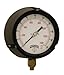 Winters PPC Series Phenolic Dual Scale Process Pressure Gauge with Brass Internals, 0-200 psi/kpa, 4-1/2" Dial Display, +/-0.5% Accuracy, 1/4" NPT Bottom Mount
