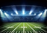 Football Field Backdrop Stadium Auditorium Light Themed Party Decorations Photography Background Newborn Kids Photo Booth Shooting Banner Studio Props