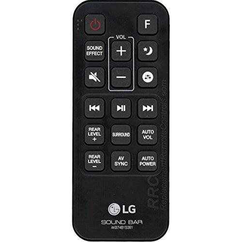 LG AKB74815381 Remote Control for SJ7 Soundbar Flex