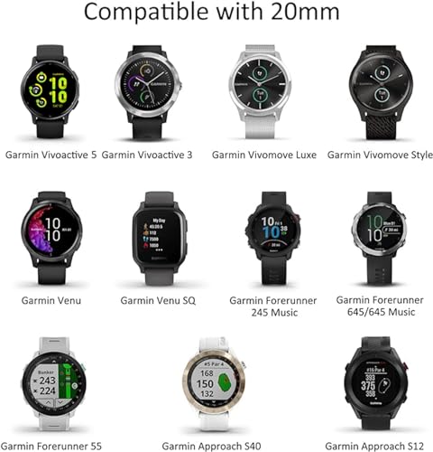 Correa de silicona para Garmin Vivoactive 5 miniatura 4