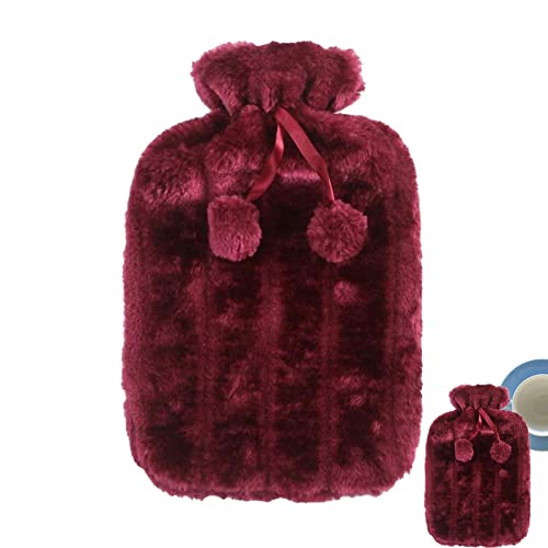 Garrafa de Água Capa mole - 2 Litros de Pelúcia de Pelúcia de Pelúcia Ultra Macia Tampa de Garrafa d