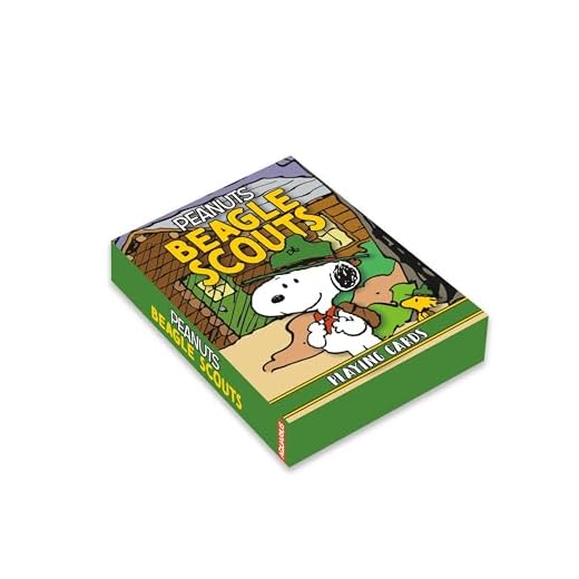 AQUARIUS Juego de Cartas Snoopy Beagle Scouts – Baraja de Cartas temática Snoopy Beagle Scouts para Tus Juegos de Cartas Favoritos – Producto Oficial de Peanuts y coleccionables