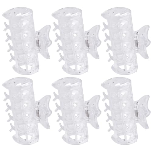 24 pcs Hot Roller Clips Hair Curlers Hairdressing Clips Fixing Clamps Hot Rollers Perm Rods Curly Hair Styling Tools