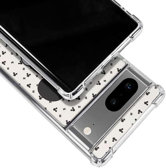 Skinit Clear Phone Case Compatible with Google Pixel 8 - Officially Licensed Disney Mickey Mouse Classic Design