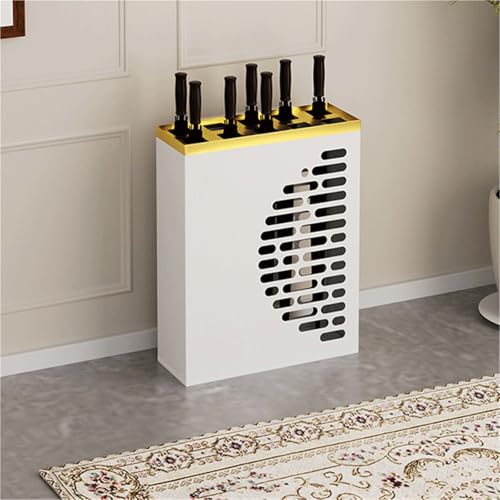 Porte-parapluies en métal noir avec boîtes de rangement intégrées