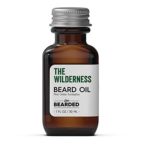 All Natural Beard Oil | Proudly Made in the USA | Live Bearded (The Wilderness - Light, Fresh Outdoorsy Scent)