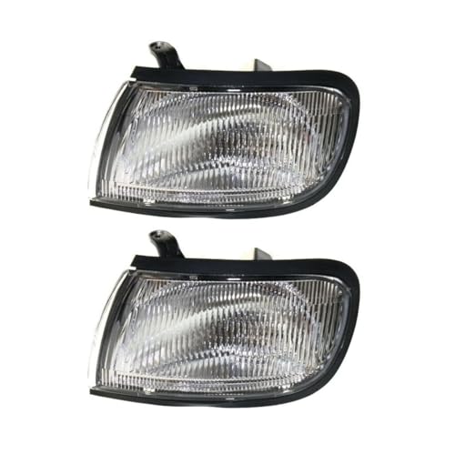 fastgallop 2 Set of - Signal Light Left Side Plastic Lens Clear Lens Corner Parking Light for Nissan for Maxima 1995-1996