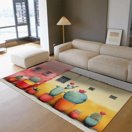 Tapis salon antidérapant lavable pour éviter les glissades