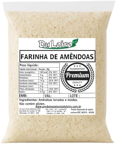 Farinha de Amêndoas Premium 250grs