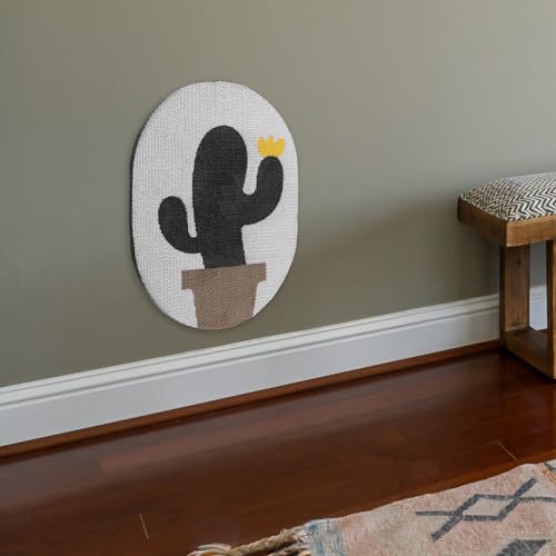 Rascador para gatos montado en pared con diseño de cactus miniatura 4