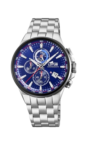 Lotus Reloj Hombre de Cuarzo analógico con Correa en Acero Inoxidable 18586/2