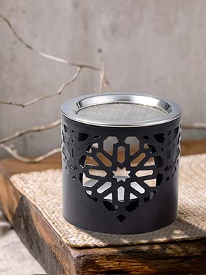 Frankincense Incense Burner With Tealight. Made From Iron, Black Height 2.36 Inch #TOP1