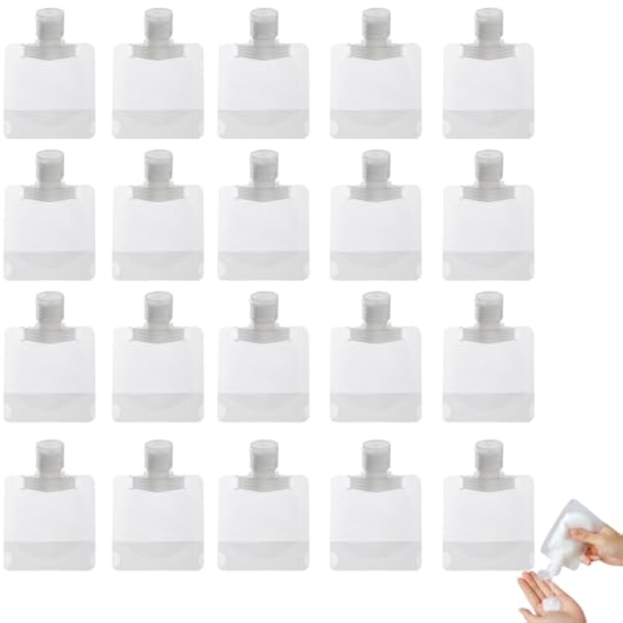 Travel Bottle Set of 20, Refillable Containers