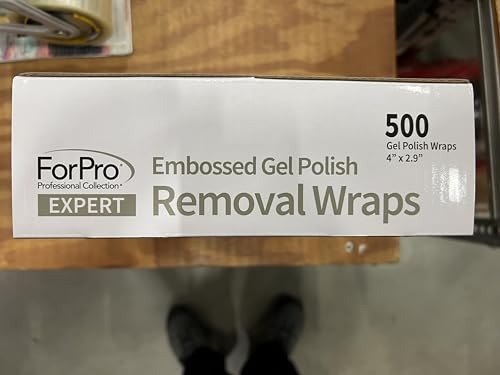 ForPro Professional Collection Gel Polish Removal Wraps with Cotton Pads