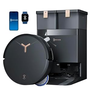 ECOVACS DEEBOT T50 MAX PRO Omni Robot Vacuum and Mop, 18,500Pa Suction, 18mm Auto-Lift, ZeroTangle &TruEdge 2.0, AIVI 3.0 Obstacle Avoidance, Auto Hot Water Wash/Dry/Refill, Self-Emptying