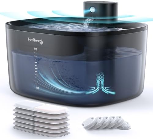 Fuente para Gatos：Fuente para Gatos sin Cable FEELNEEDY | Sensor ...