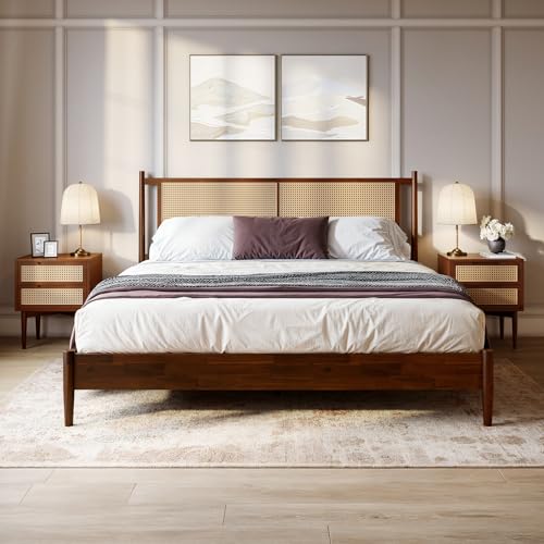 Bme Oliver King Bed Frame and Headboard - 15-Inch Signature