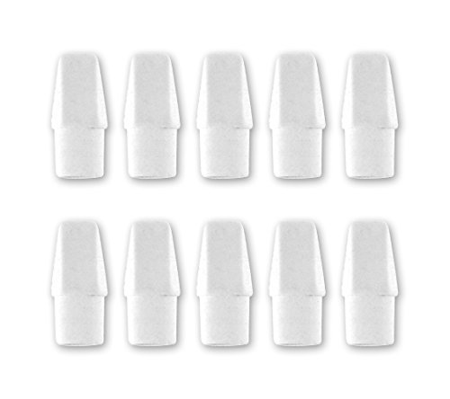 Image of Pentel Hi-Polymer Eraser | White Cap | 10-Pack | Pack of 2