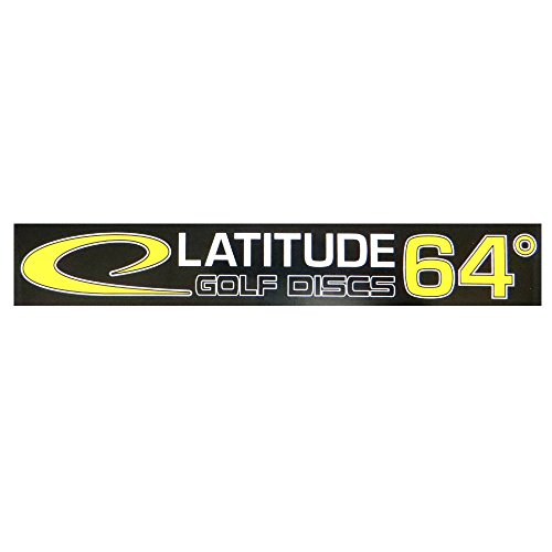 Latitude 64 Logo Disc Golf Sticker - 9-3/8