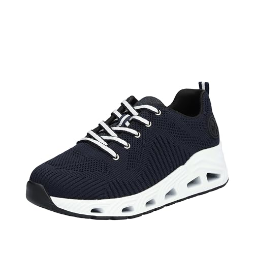 Rieker Damen Sneaker N5222-14 blau Gr. 40