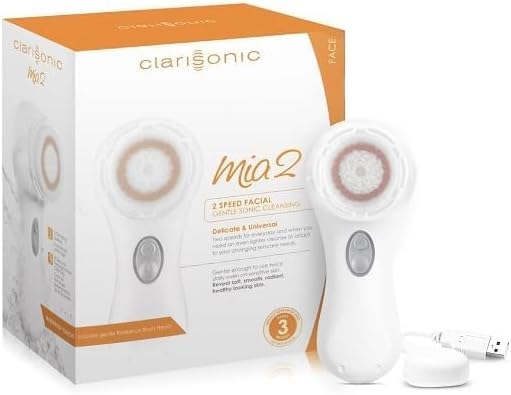 Clarisonic Mia 2 Sonic Facial Skin Cleansing Brush System,2 Speeds