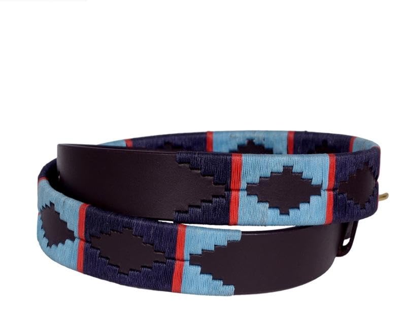 Argentine Polo Belts Hand Woven Unisex Top Grain Fashion Polo Leather Belt 100% Hand Made Belt PBRSI1032