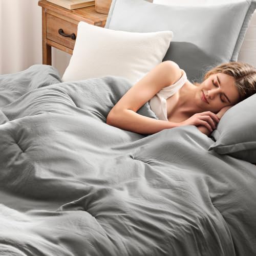 Image of Quataly Oversized Queen Comforter Set Prewashed Lightweight Quilted Bedding