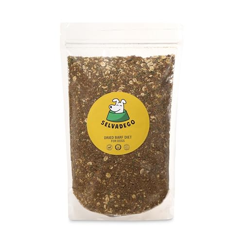 SELVADEGO | Cibo Naturale per Cani Ispirato alla Dieta BARF - Manzo & Agnello - Alimento Completo Essiccato a Bassa Temperatura - Alta Digeribilità - 800 gr