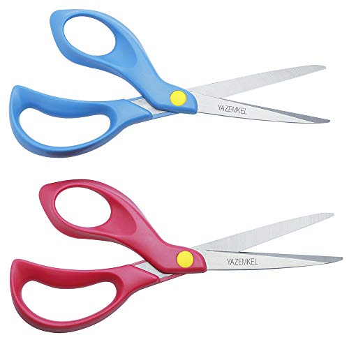 Yazemkel Left-Hand Scissors Stainless Steel 3-Pack, 8 Inch #TOP1