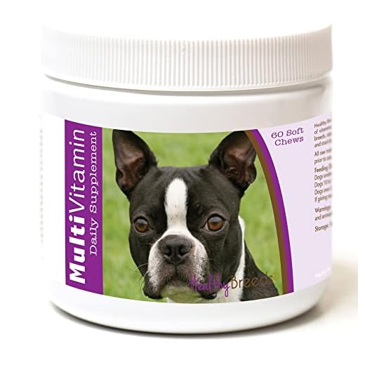 Healthy Breeds Boston Terrier Multi-Vitamin Soft Chews 60 Count