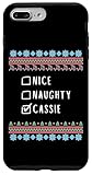 Cassie Nice Naughty Christmas Name Funny