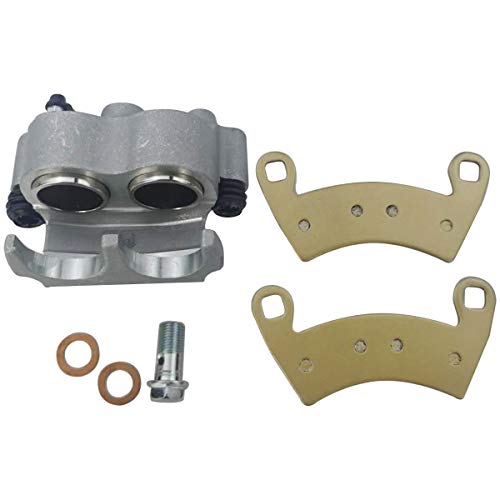 Image of M MATI Front Left Brake Caliper with Pads without Mounting Bracket for Polaris Ranger 4X4 500 EFI 570 4X4 700 /800 900 902D 1000 HST RZR 4 800 900 1000 XP /XP 4 /S4 RS1 GEM GENERAL 1000 Pro XD 1911283
