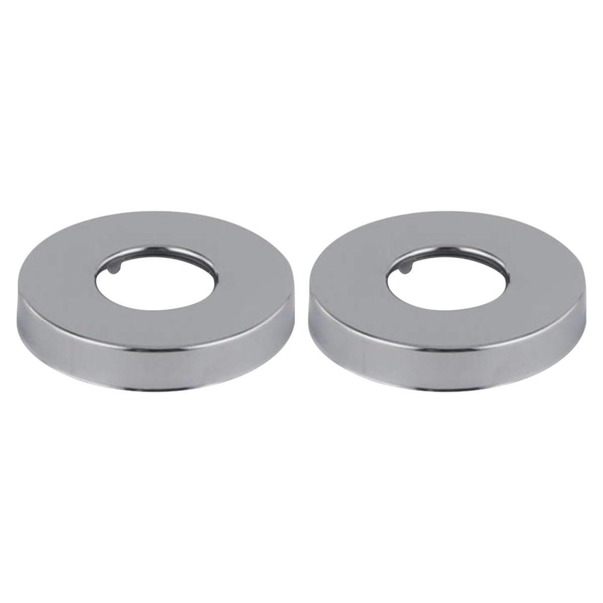 Cozylkx Water Pipe Cover Escutcheon Flange Plate Pipe Cover Faucet Protective Cover Sink Faucet Hole Cover Stainless Steel 2PCS (ID 26mm/ OD 60mm/ H 10mm)