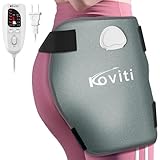 Koviti Hip Heating Pad for Sciatica Pain Relief - FSA HSA Eligible Heated Hip Brace Electric Heat Pad for Lower Back Thigh Buttock Birthday Gifts Hot Physical Therapy for Women Men Mom