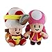 Produktbild yqs Plüschtier 2 Stück / Set Heißes Spiel Captain Toad Treasure Tracker Toadette Mario Weich Gefüllte Plüschtiere Kinder Geschenk