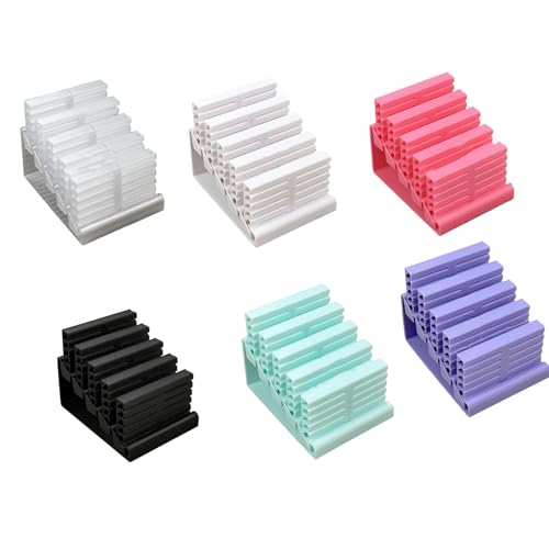 Bac de rangement transparent empilable pour chambre et bureau
