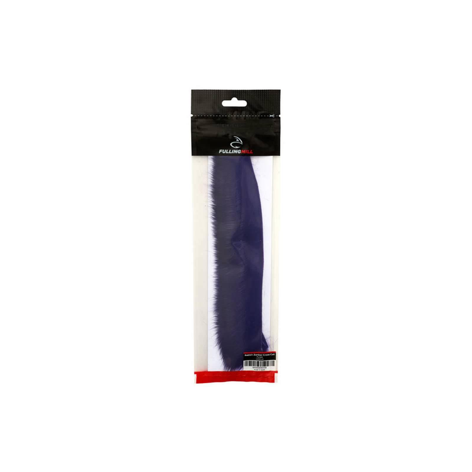 Fulling Mill Rabbit Zonker Cross Cut (Purple)